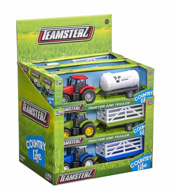 Traktor og anhænger til børn, fra 3 år+