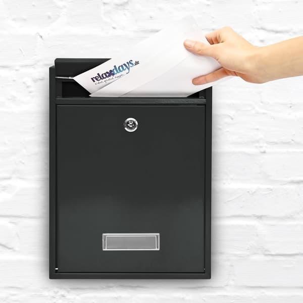 Design-postilaatikko 35 cm eri väreissä