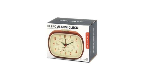 Kikkerland Retro Vækkeur Blå 0.19