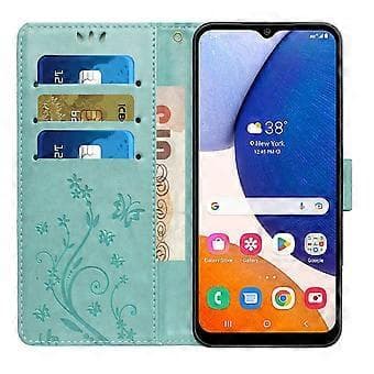Til Samsung Galaxy S24 FE Etui PU Læder Pungeui med Rem Style I Style I