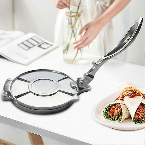 Tortillapresse i rustfrit stål