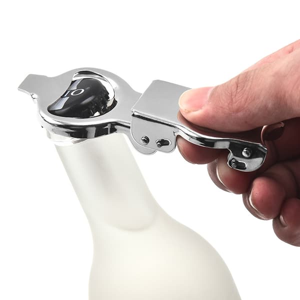 Multifunctional Bottle Opener with Sealed Lid Labor-saving Beer Opening Tool for Kitchen Home Bar BBQ 1pc
