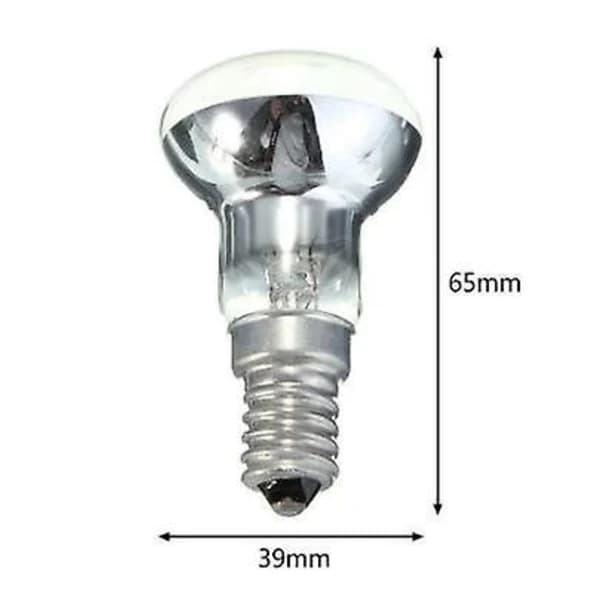 Lava Lamp Bulbs, 5 pcs, R39 E14 Small Edison Socket, Spotlight Halogen Bulb 40w Warm White 3000k (FMY)