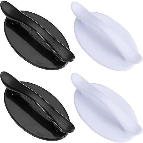 Self-adhesive window handle, self-adhesive handle, self-adhesive handle for sliding doors for window cabinet drawers (White+Black)