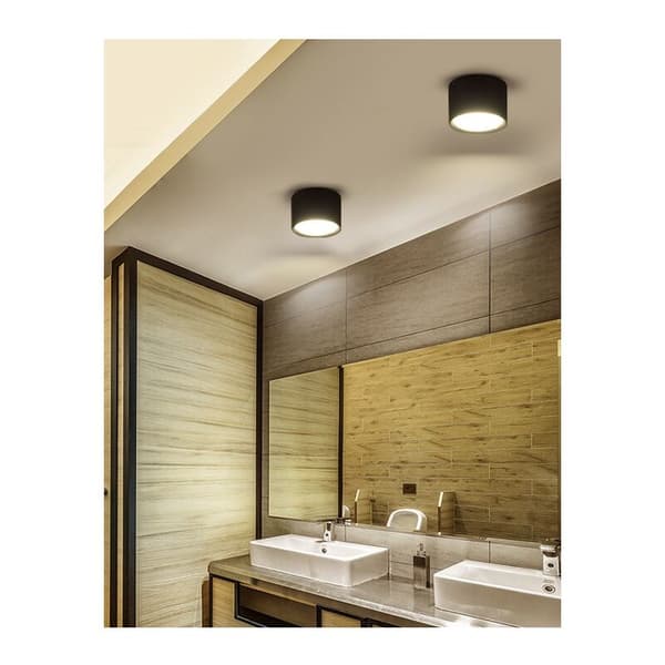 Vit LED-takspotlight 6000K kall vit 5W 85mm