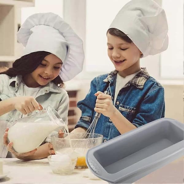 2 stk. Silikone Brødforme, Non-Stick Forme til Brød, Silikoneforme til Kager og Brød, Silikone Kageforme til Bagning