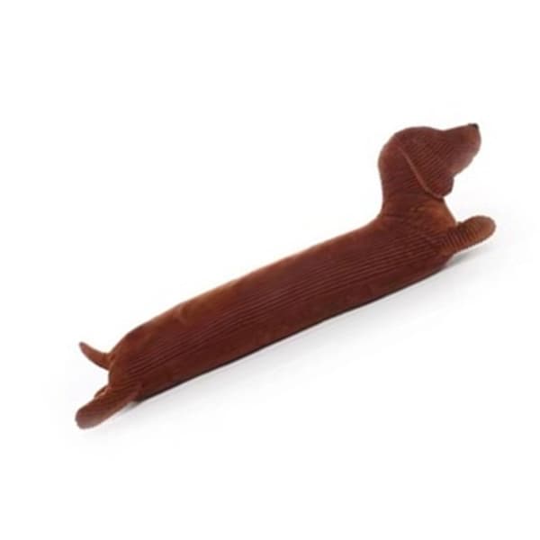Pitkä mäyräkoira-tyyny pehmolelu 110 cm