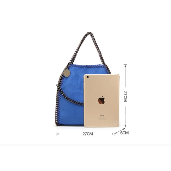 Ketjulaukku, keskikokoinen olkalaukku, naisten crossbody-laukku, Khaki Khaki