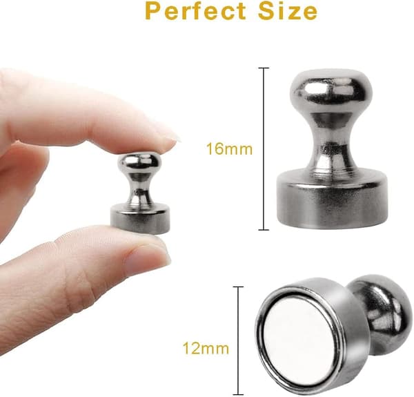 Små sterke kraftige magneter trykkstifter for whiteboard, magnetisk