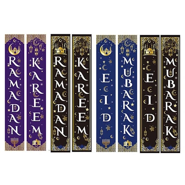 Eid Mubarak Dør banner Ramadan Dekoration