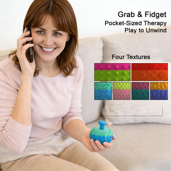 Fidget Set Silikon Tumjoystick Sensorisk Klämleksak 6 st