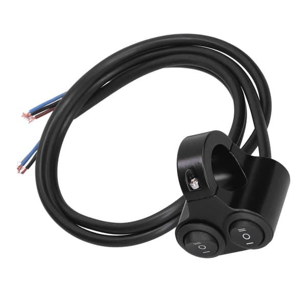 Motorcycle Headlight Switch Handlebar Mount On/Off Button 2 in 1 Universal for 12V ATV UTV