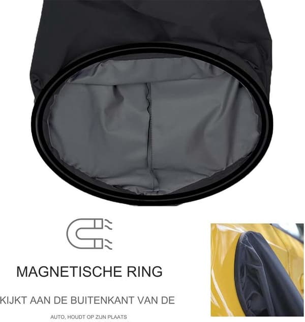 Vanntett magnetisk regnbeskyttelse for elbilladeport og ladepistol