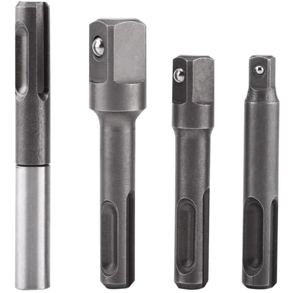 SDS Plus skaftadapter til 1/4\" sekskantfatning og 1/4\" 3/8\" 1/2\" firkantede borebits forlængerforbindelse