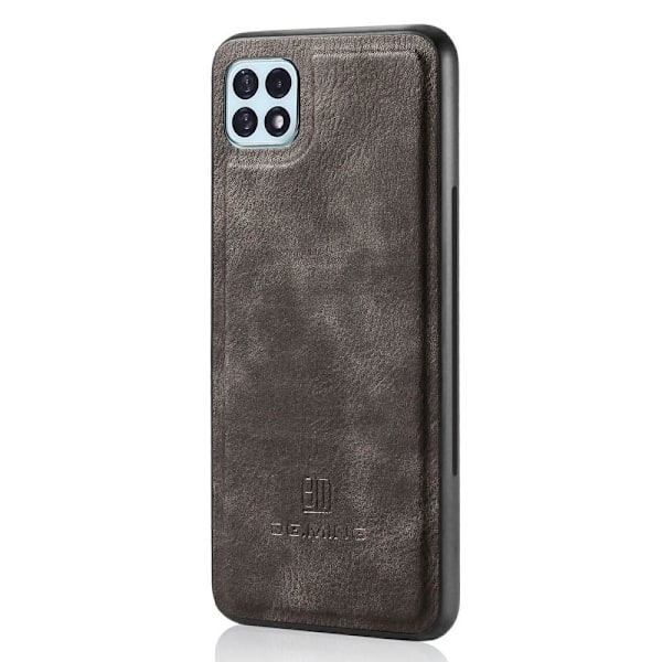 DG MING Samsung A22 5G 2-i-1 Magnet Plånboksfodral - Grå Grå