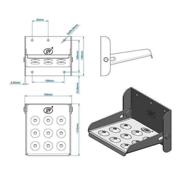 Sammenleggbart fottrinn SPP SP-01