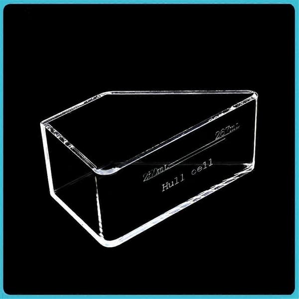Hull Cell pletteringstestutstyr 267 ml dobbeltskallet Hull-celle