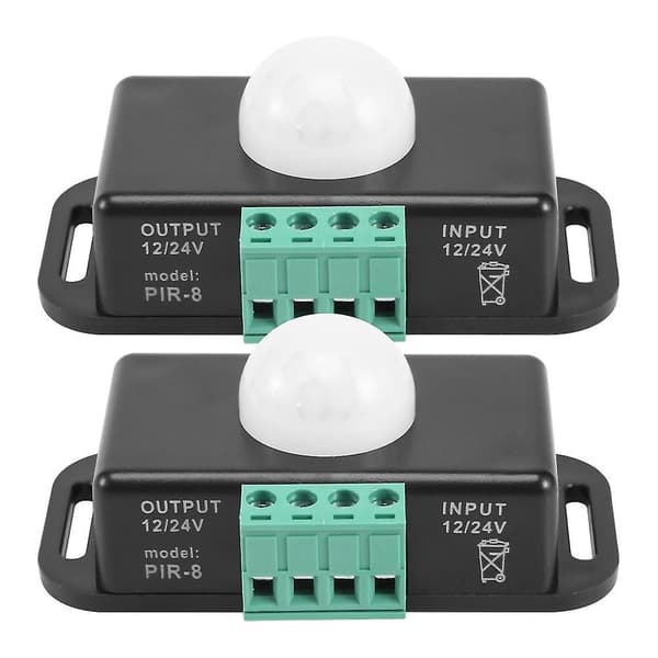 Bevegelsessensorbryter, 12v 24v PIR-sensor LED for fleksibel LED-stripe