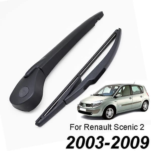 Rear Wiper Blade & Arm Set Kit For Scenic 2 / Grand Scenic 2 Windshield Windscreen 2003 - 2009