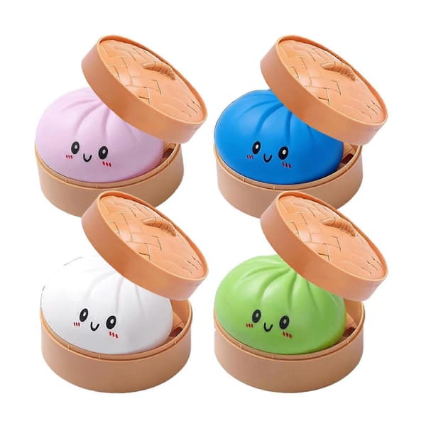 4/6 st ångad bulle Fidget Toy – för dekompression – med söt M M