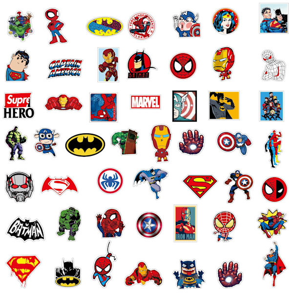 50 Superman-tarraa lapsille