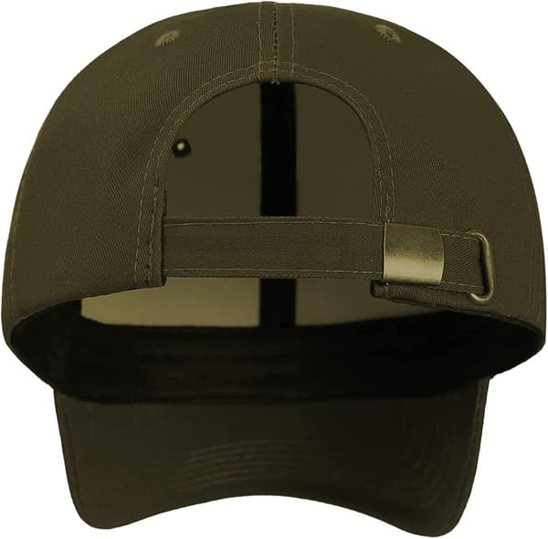 Baseballcaps for menn og kvinner, justerbar ensfarget lavprofilscaps