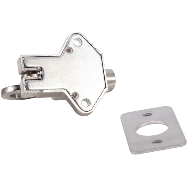 Door Lock, Durable Zinc Alloy Security Lock Spring Loaded Door Bolt Suitable for Doors Cabinets and Windows