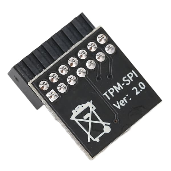TPM 2.0 Krypteringssikkerhedsmodul 14-benet Stærk Kryptering TPM-processor Sort TPM-modul Systemkomponenter til Asus