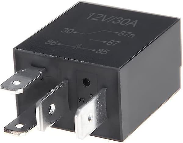 4-pin 12V 30A Relay Multifunctional Car Relay Heavy Duty Standard Relay For Car Engine, Universal Replacement Accessory