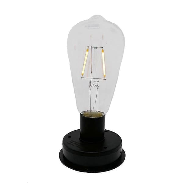 5 Solcelle LED Wolfram-filamentlampe 2800K Lyssensor Gjerde Nattlys for Hage As shown