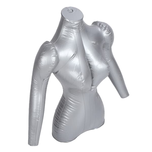 Tøjdisplaymodel PVC-materiale Kvindelig Overkrop Oppustelig Mannequin Stand