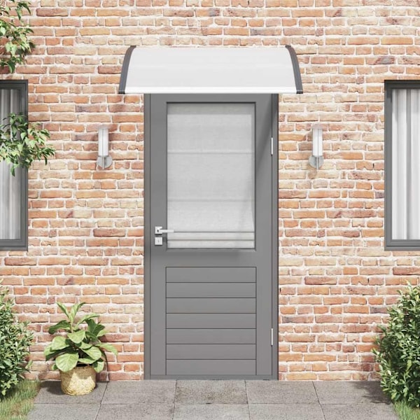 vidaXL Indgangsoverdækning 120 x 100 cm Sort Black Svart