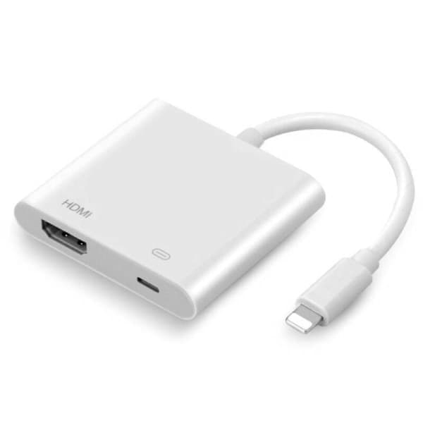 Lightning HDMI-kaapeli iPhone-keskitinsovitin 1080p digitaalinen AV-sovitin