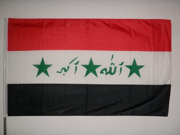 Flagg - Irak (Gammel med stjerner)