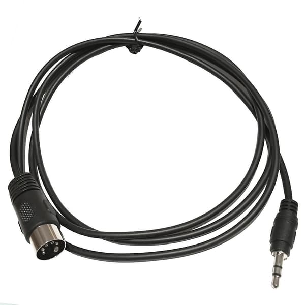 5-polet DIN-hun til 3,5 mm han til MIDI Din 5-polet MIDI han/hun kabel