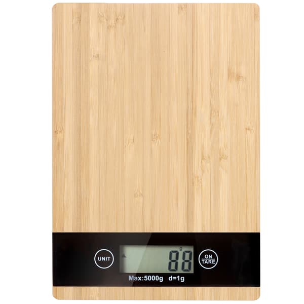 Digitaalinen keittiövaaka kirjevaaka bambu 5kg/1g