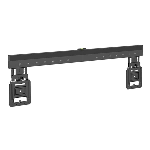 Nedis kiinteä TV-seinäteline Micro-Gap 43-100\" musta teräs