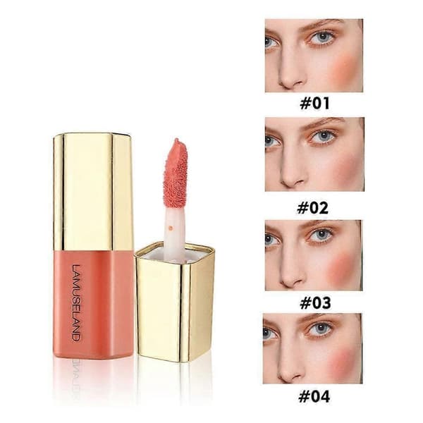 Cream Blush Stick with Buildable Dewy Finish, Long-lasting Dual-use for Cheeks and Lips
