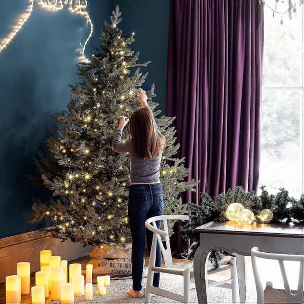 Lights4fun Sæt med 3 LED-glaskugler Batteridrevet Yalo