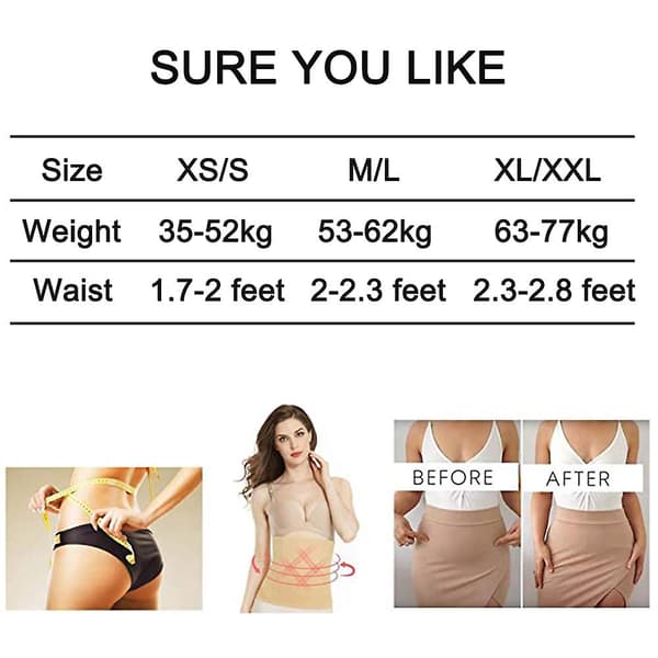Sømløst mavebælte til genopretning efter kejsersnit og slankende shapewear