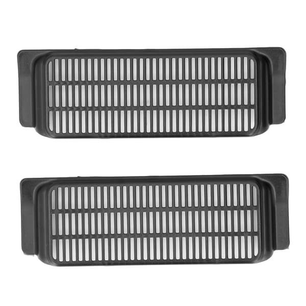 2pcs Rear Seat Vent Cover Matte Black ABS Odorless Durable Replacement for Tesla Model 3