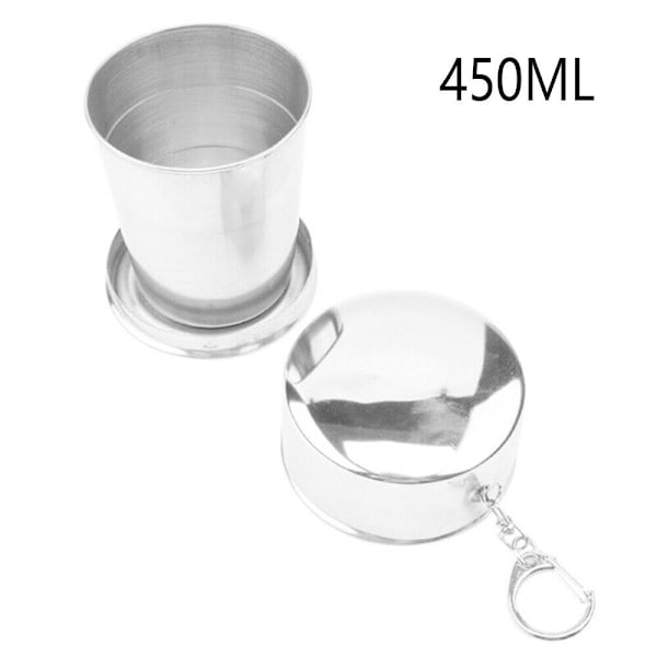 Hopfällbar kopp teleskopisk mugg 250ML 450ml