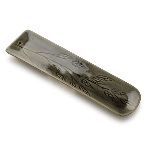 Ceramic Incense Holder MONDEX Since 1986 21.5x5.5x1.5 cm 1 pc