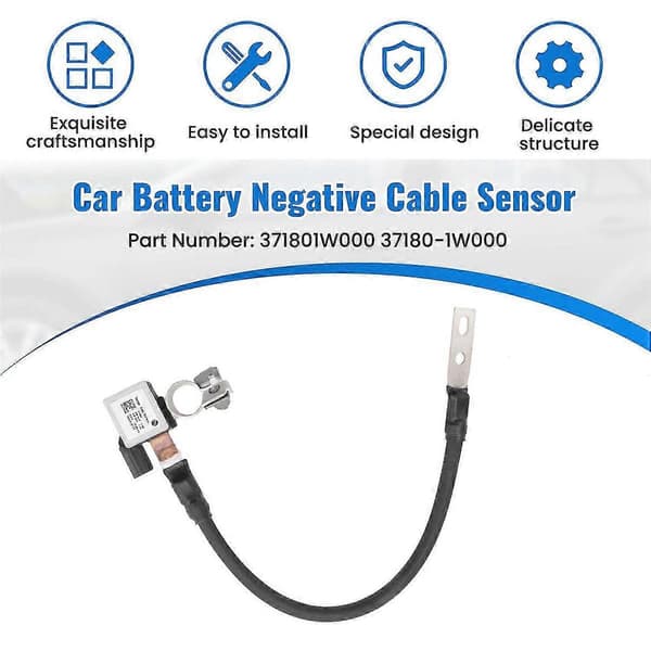 Bilbatteri negativ kabelsensor 37180-1W000 til Kia RIO 2012-2015