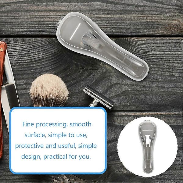 2 Pieces Manual Razor Case Travel Razor Holder Portable Razor Case Safety Razor Case