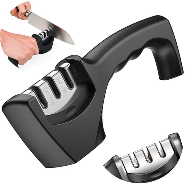 Knivsliber | 3 Nemme Trin til Skarpe Knive sort black