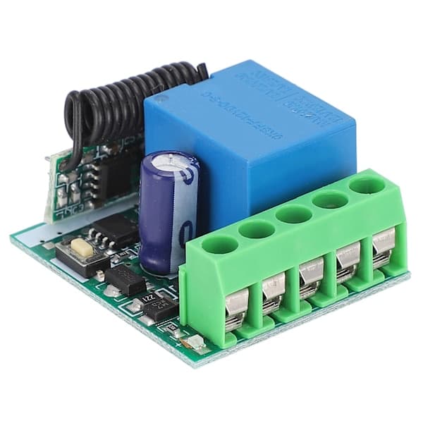 12V Universal Wireless Remote Control Switch Replacement Automatic Self-locking Relay