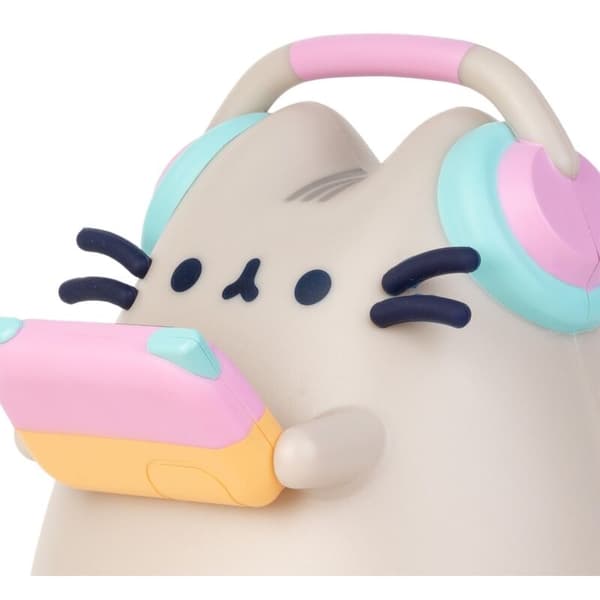 Pusheen LED-skrivebordslampe, USB eller 3 AA-batterier, PVC
