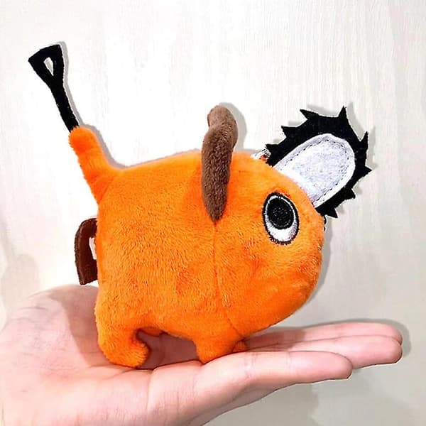 Chainsaw Man Anime Cosplay Pochita oranssi pehmolelu avaimenperä 10 cm Orange 1 pc