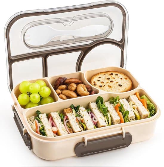 Matboks - Bento-boks med rom - 4 rom 23,2*17,2*5,1 cm-FX-